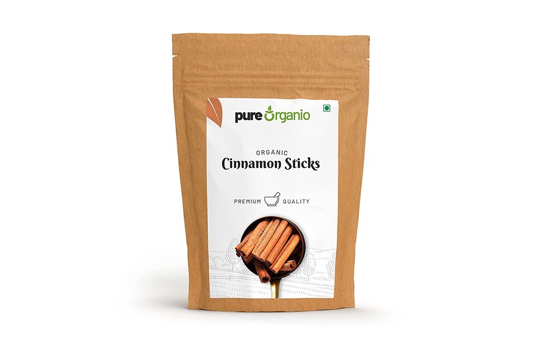Pure Organio Organic Cinnamon Sticks    Pack  100 grams